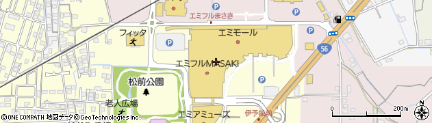 愛媛県伊予郡松前町筒井826周辺の地図