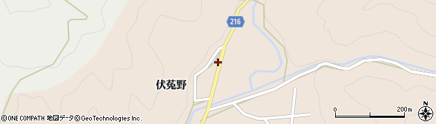 和歌山県田辺市伏菟野104周辺の地図