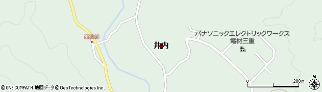 三重県紀宝町（南牟婁郡）井内周辺の地図
