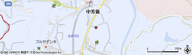 和歌山県田辺市中芳養2694周辺の地図