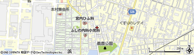 愛媛県伊予郡松前町筒井1350-7周辺の地図