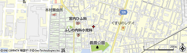 愛媛県伊予郡松前町筒井349周辺の地図