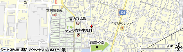 愛媛県伊予郡松前町筒井1350-14周辺の地図