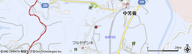 和歌山県田辺市中芳養2797周辺の地図