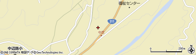 和歌山県田辺市中辺路町栗栖川224周辺の地図