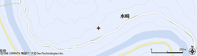 徳島県那賀町（那賀郡）水崎（中村）周辺の地図