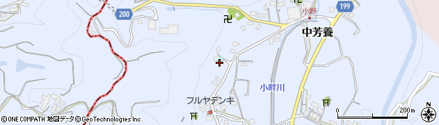 和歌山県田辺市中芳養2873周辺の地図