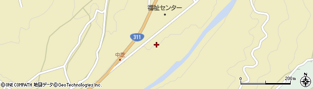 和歌山県田辺市中辺路町栗栖川175周辺の地図