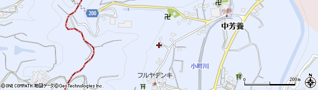和歌山県田辺市中芳養2871周辺の地図
