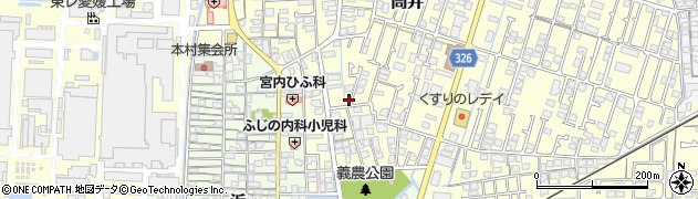 愛媛県伊予郡松前町筒井331周辺の地図
