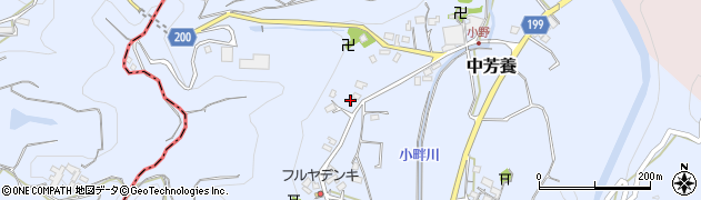 和歌山県田辺市中芳養2869周辺の地図