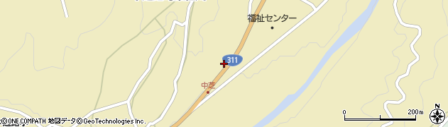 和歌山県田辺市中辺路町栗栖川214周辺の地図