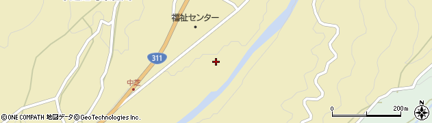 和歌山県田辺市中辺路町栗栖川338周辺の地図
