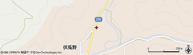 和歌山県田辺市伏菟野135周辺の地図