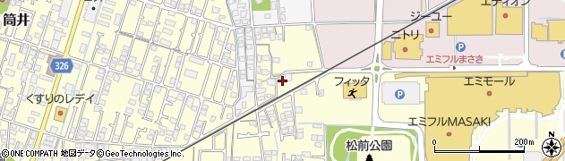 愛媛県伊予郡松前町筒井1868周辺の地図