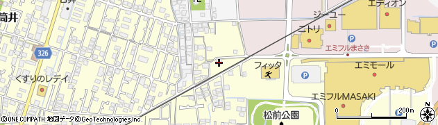 愛媛県伊予郡松前町筒井675周辺の地図
