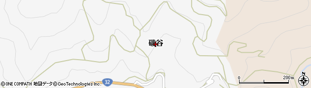 高知県大豊町（長岡郡）磯谷周辺の地図