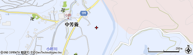 和歌山県田辺市中芳養2970周辺の地図