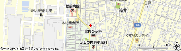 愛媛県伊予郡松前町筒井1366周辺の地図