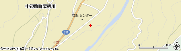 和歌山県田辺市中辺路町栗栖川337周辺の地図