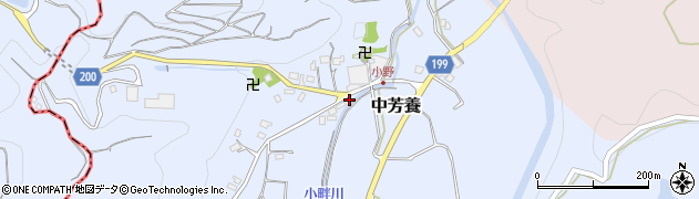 和歌山県田辺市中芳養2936周辺の地図