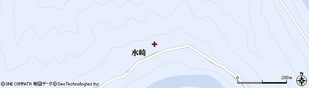 徳島県那賀郡那賀町水崎大佐古周辺の地図