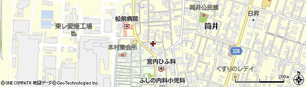 愛媛県伊予郡松前町筒井1369周辺の地図
