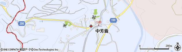 和歌山県田辺市中芳養2935周辺の地図