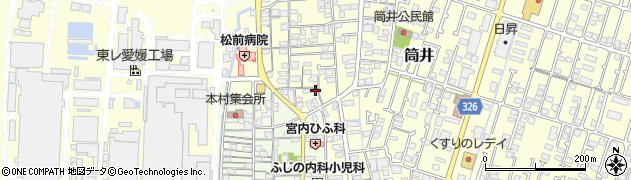 愛媛県伊予郡松前町筒井1365周辺の地図