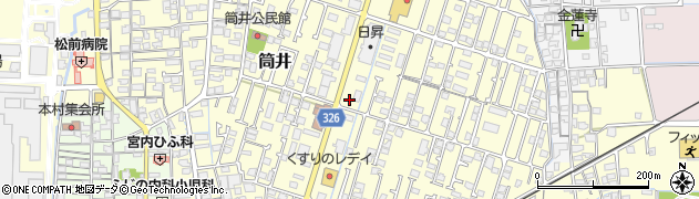 愛媛県伊予郡松前町筒井401周辺の地図