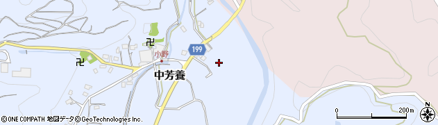 和歌山県田辺市中芳養2989周辺の地図