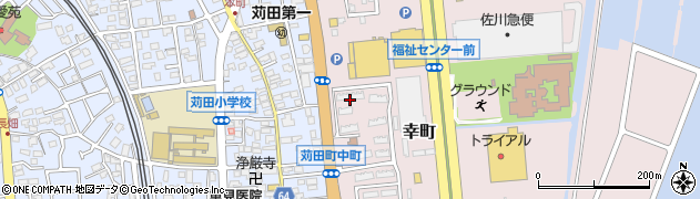鍵屋の緊急隊・苅田店周辺の地図