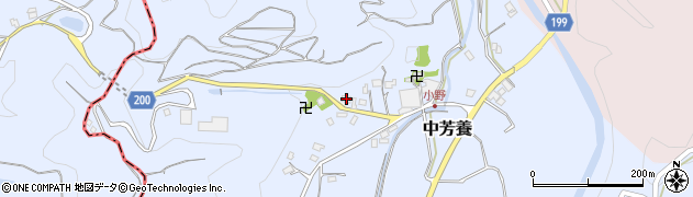 和歌山県田辺市中芳養2916周辺の地図