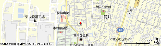 愛媛県伊予郡松前町筒井1372周辺の地図