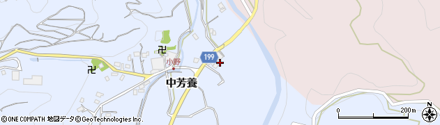 和歌山県田辺市中芳養2991周辺の地図