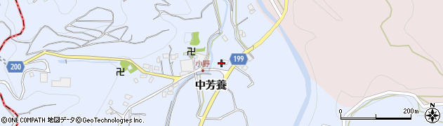 和歌山県田辺市中芳養3024周辺の地図