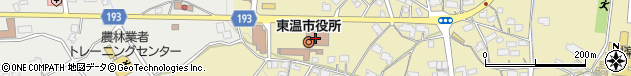 愛媛県東温市周辺の地図