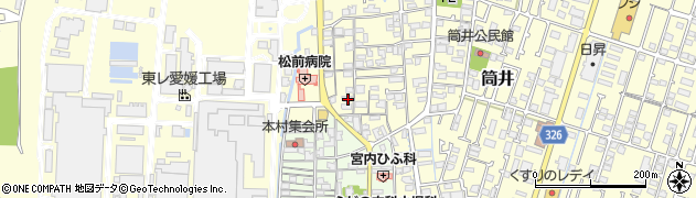 愛媛県伊予郡松前町筒井1566周辺の地図