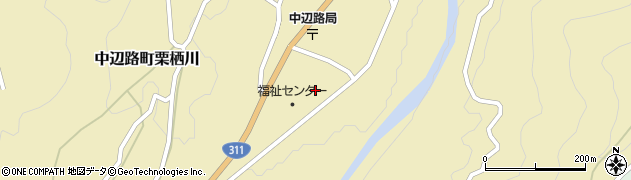 和歌山県田辺市中辺路町栗栖川354周辺の地図