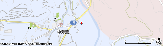 和歌山県田辺市中芳養2994周辺の地図
