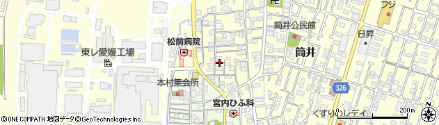 愛媛県伊予郡松前町筒井1521周辺の地図