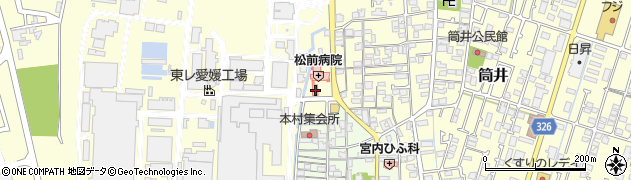 愛媛県伊予郡松前町筒井1597周辺の地図