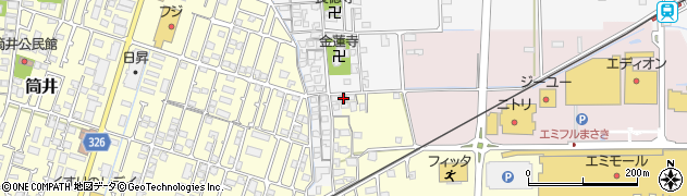 愛媛県伊予郡松前町筒井1846周辺の地図