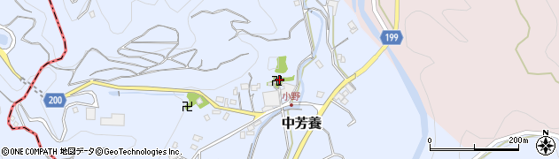 和歌山県田辺市中芳養2930周辺の地図