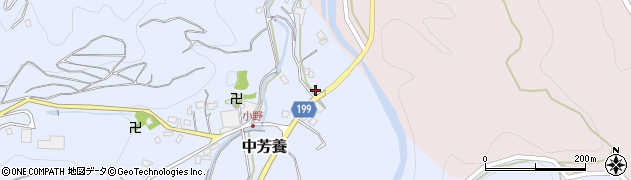 和歌山県田辺市中芳養3013周辺の地図