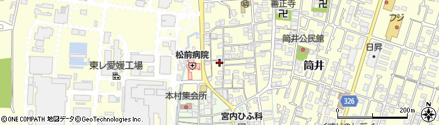 愛媛県伊予郡松前町筒井1562周辺の地図