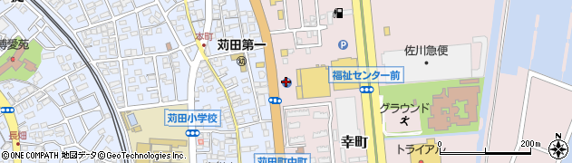 ホームプラザナフコ苅田店ＤＩＹ館駐車場周辺の地図
