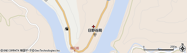 徳島県那賀町（那賀郡）大久保（大西）周辺の地図