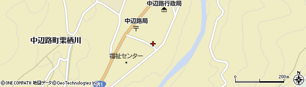 和歌山県田辺市中辺路町栗栖川351周辺の地図