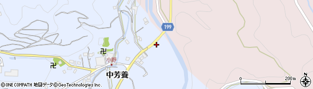 和歌山県田辺市中芳養2993周辺の地図